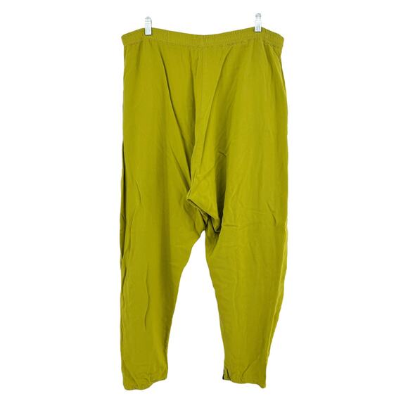 Fetish Blues (L) (34) Men's American VINTAGE 90's Yellow Black Loose Fit Pants - Picture 3 of 10